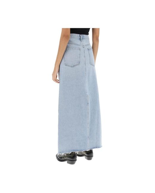 Skirts > denim skirts Agolde en coloris Blue