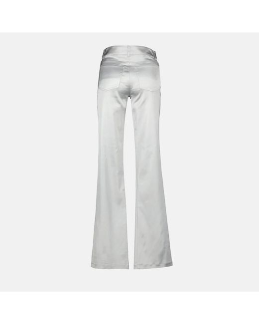 DIESEL Jeans ,Grijs ,Satijn Slim Fit Satijnen Jeans in het Gray