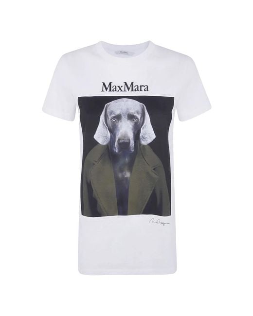 Max Mara Blue T-Shirts