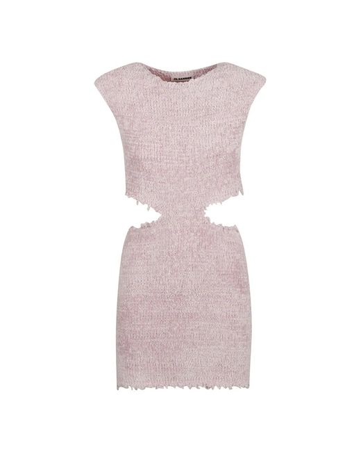 Jil Sander Pink Knitted Dresses