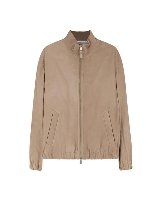 Boss Zip Pocket Jacket in het Natural voor heren