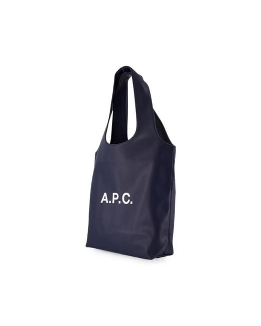A.P.C. Blue Shopping Bags
