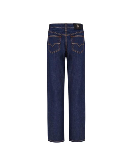 Versace Blue Straight Fit Jeans