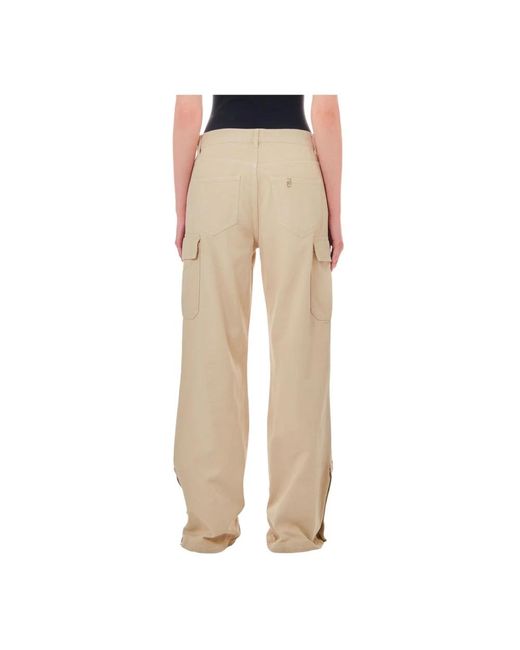 Trousers > wide trousers Liu Jo en coloris Natural