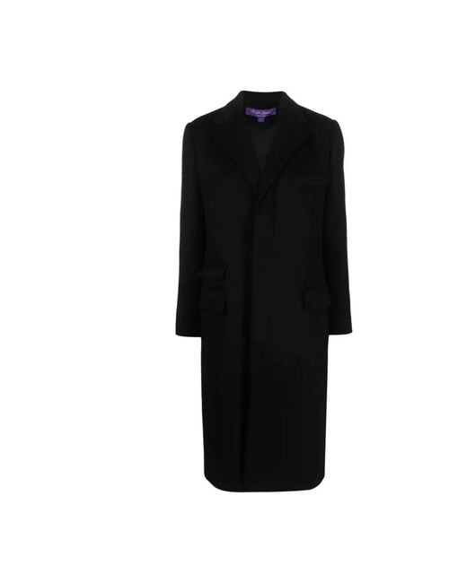 Ralph Lauren Black Single-Breasted Coats
