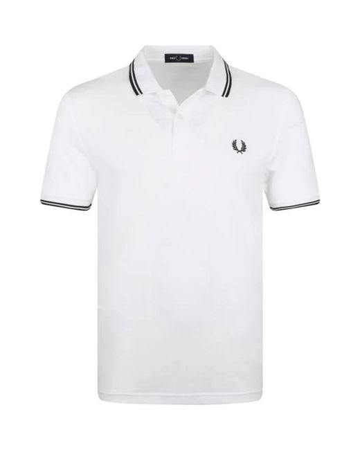 Fred Perry White Polo Shirts for men