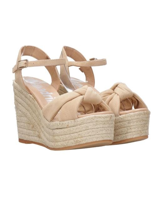 Wedges Espadrilles en coloris White