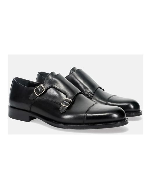 Sangiorgio Black Dress Shoes for men