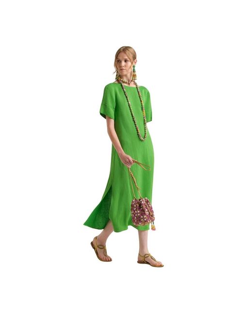 Maliparmi Green Midi Dresses