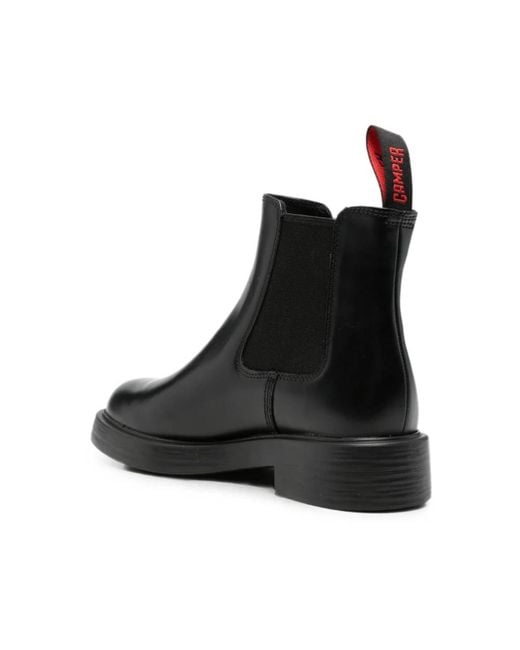 Camper Black Chelsea Boots