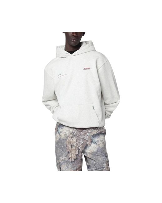 Represent Hoodies & Sweatvesten ,Katoen Patron Of The Club Hoodie in het Gray voor heren