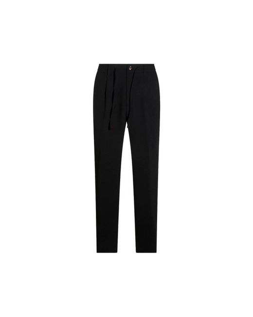 Montecore Black Slim-Fit Trousers for men