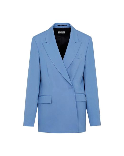 Lana beno giacca blu chiaro di Dries Van Noten in Blue