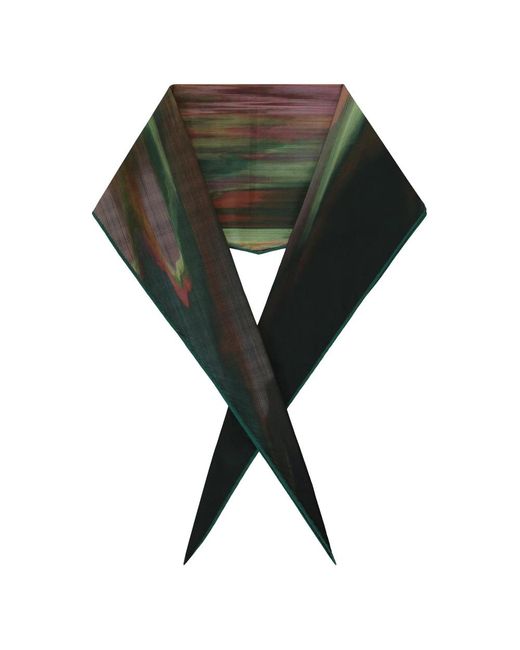 Zegna Black Silky Scarves for men