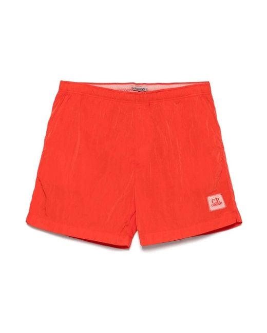 C P Company Red Beachwear for men