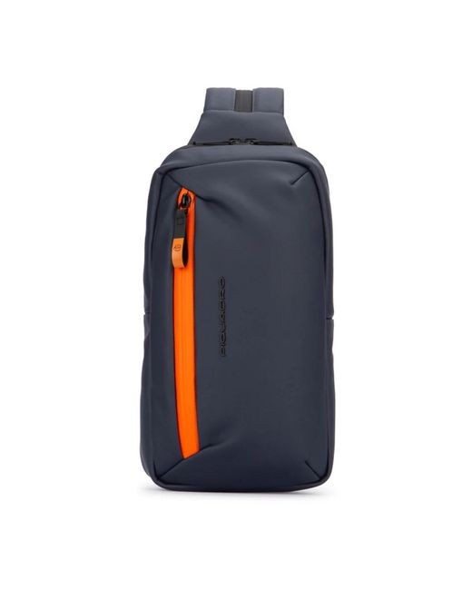 Piquadro Blue Cross Body Bags
