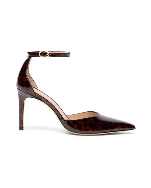 Stuart Weitzman Power Strop 85 in het Brown