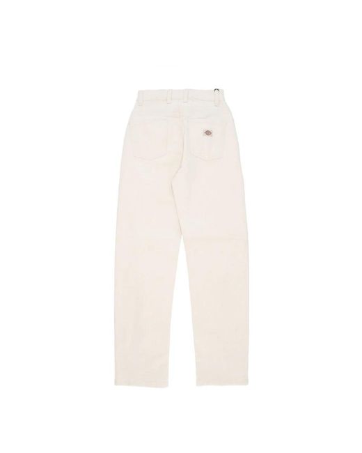 Dickies White Straight Fit Jeans