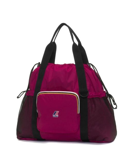 K-Way Purple Rote beeren jeanette regenmantel
