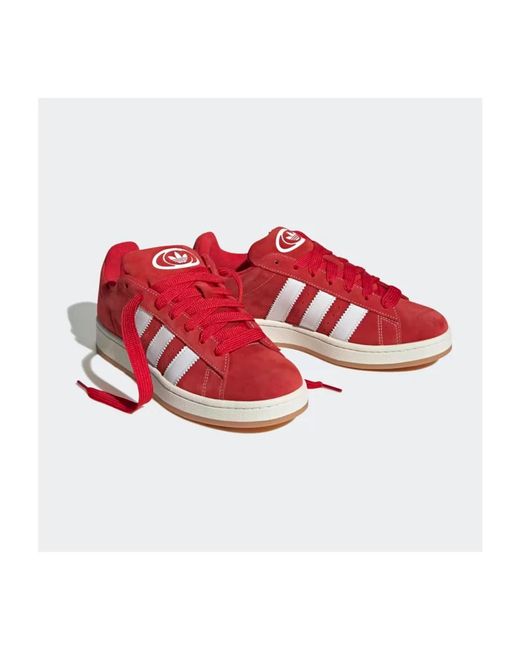 Adidas 00s rote campus sneakers in Red für Herren