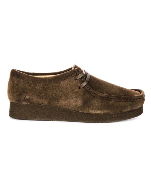 Clarks Brown Laced Shoes