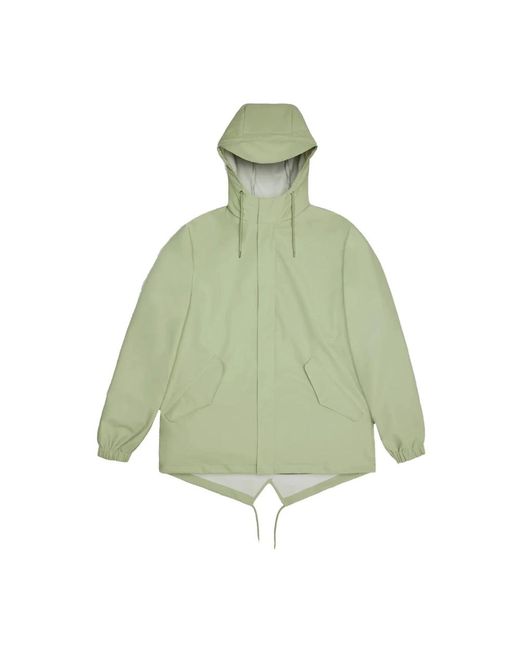 Rain Jackets di Rains in Green