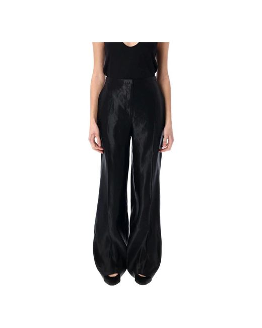 Loulou de Saison Wide Trousers in het Black