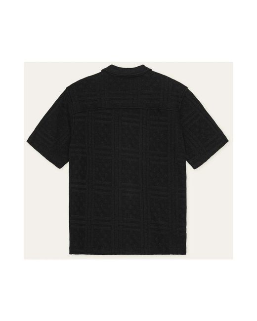 Les Deux Black Short Sleeve Shirts for men