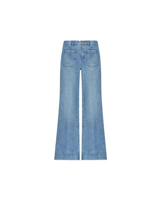 Michael Kors Blue Flared Jeans