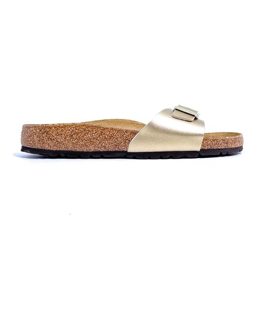 Birkenstock White Sliders
