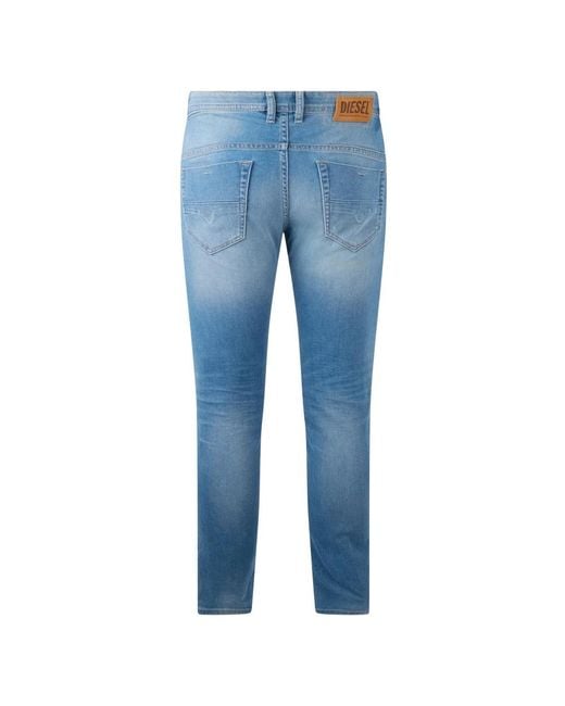 DIESEL Blue Slim-Fit Jeans for men