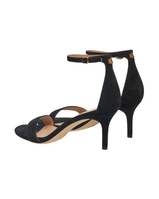 Ralph Lauren Black High Heel Sandals