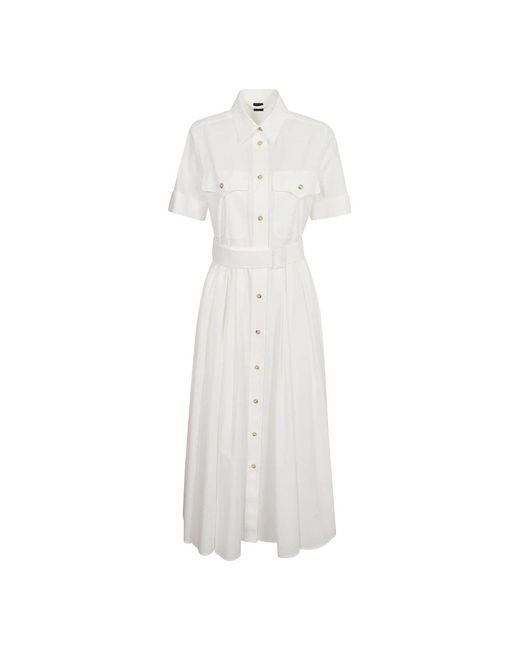 Fay White Shirt Dresses