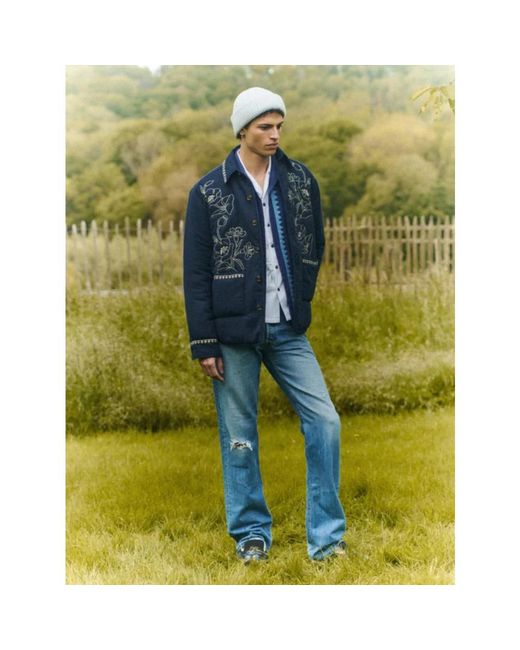 Light Jackets di BAZISZT in Blue da Uomo