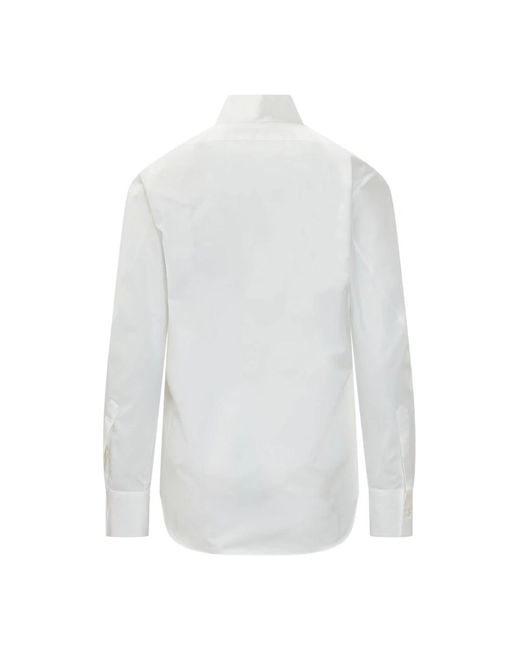 Givenchy Cocoon Shirt Met Strik in het White