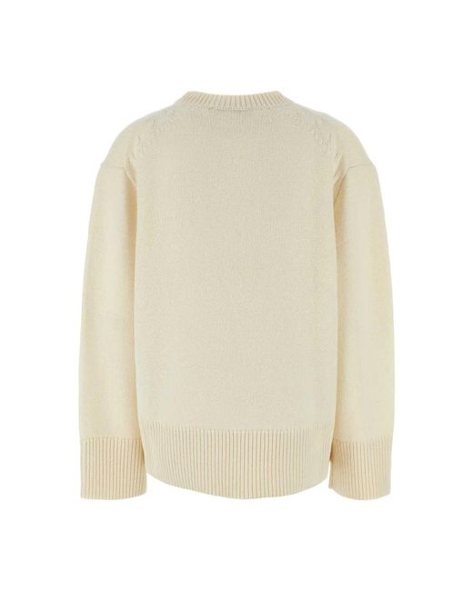 Camilla & Marc White Round-Neck Knitwear