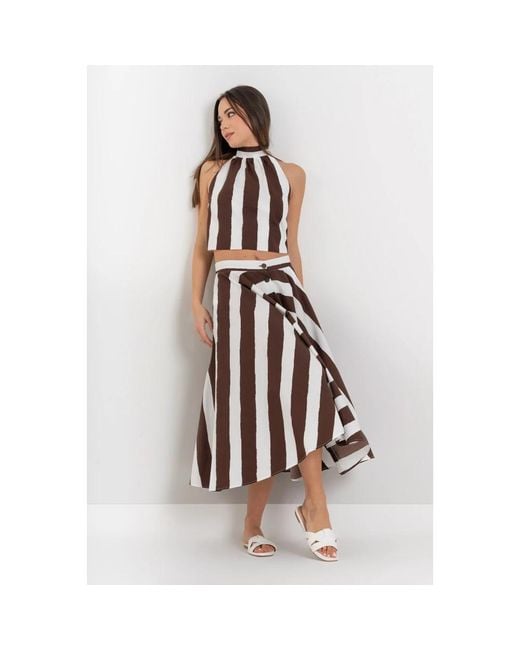 Kocca Midi Skirts in het Brown