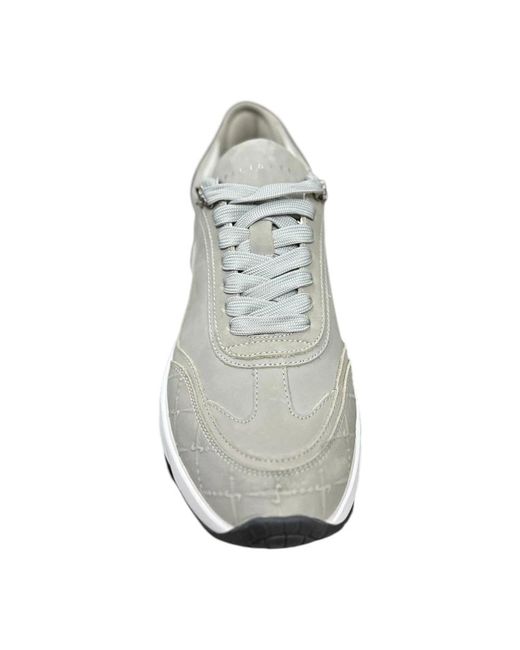 Cesare Paciotti Graue Low Top Sneakers in Gray für Herren