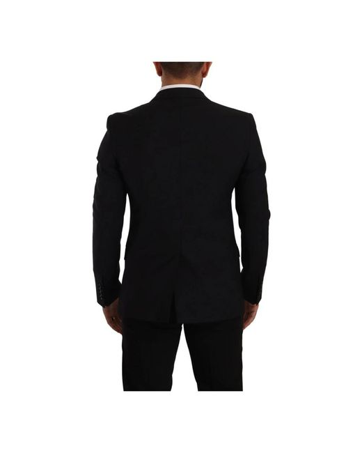 Dolce & Gabbana Black Blazers for men