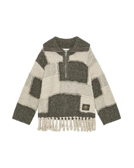 Ganni Gray Turtlenecks