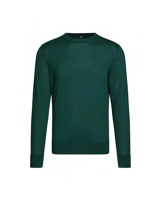 Tommy Hilfiger Green Round-Neck Knitwear for men