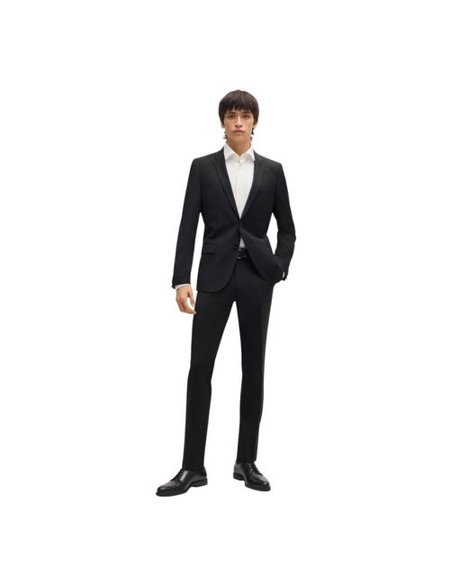 HUGO Single Breasted Suits in het Black voor heren