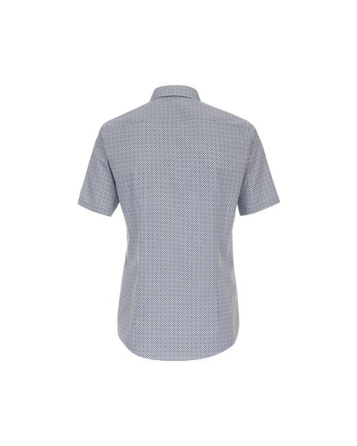 Venti Lässiges Kurzarmhemd in Gray für Herren