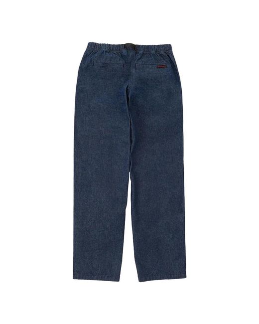 Gramicci Blue Straight Jeans for men