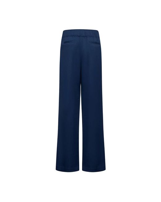 Silvian Heach Wijde Broek Met Voorplooien in het Blue