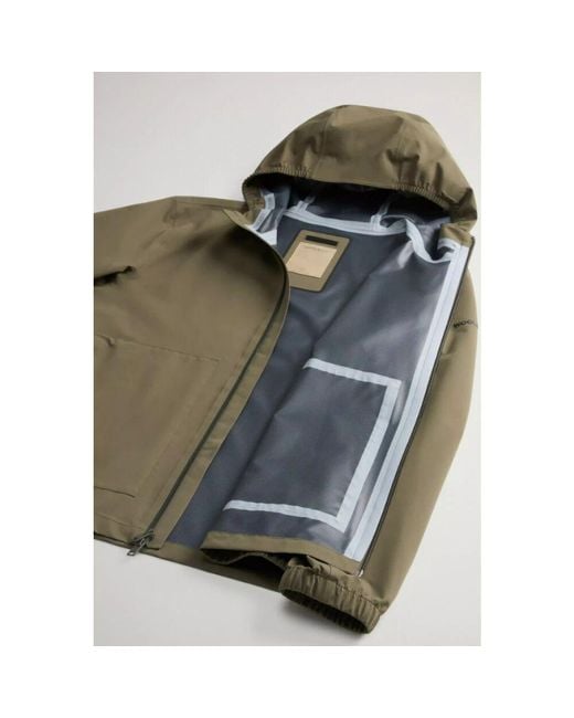 Woolrich Green Light Jackets for men