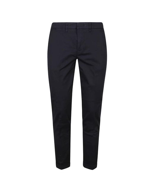 Fay Blue Slim-Fit Trousers for men