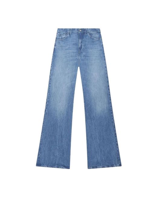 Dondup Blue Wide Jeans