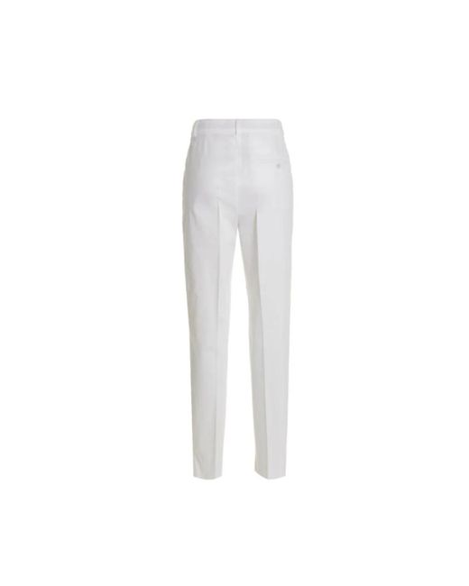 Max Mara Studio White Suit Trousers