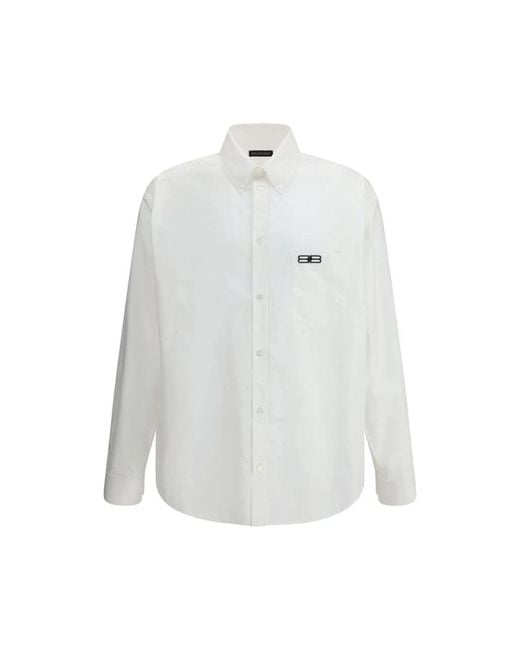 Casual Shirts Balenciaga de hombre de color White